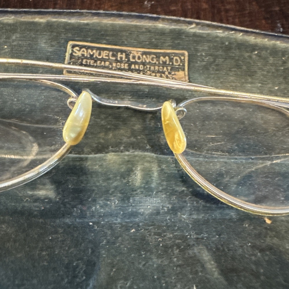 Antique Round Eye Glasses / Antique Spectacles in Original Well Cared For Case - Picture 5 of 7